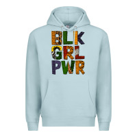 Blue Mist black girl power Premium Hoodie - BundleAndBundleShop