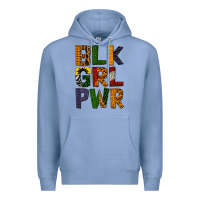 Colony Blue black girl power Premium Hoodie - BundleAndBundleShop