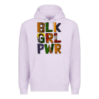 Lilac black girl power Premium Hoodie - BundleAndBundleShop