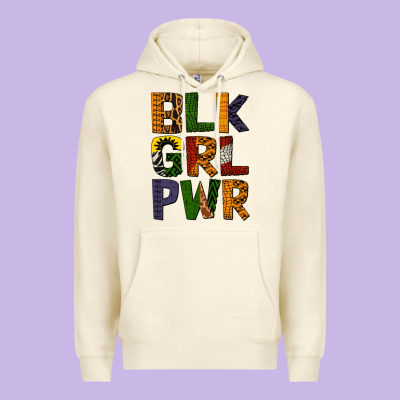 Black Girl Power Premium Hoodie Designed By Bundleandbundleshop
