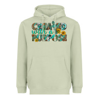 Matcha created with a purpose Heavyweight Hoodie - texasbilliewilder