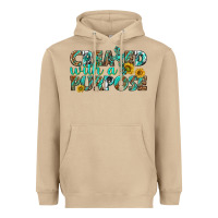 Mushroom created with a purpose Heavyweight Hoodie - texasbilliewilder