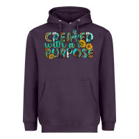 Plum created with a purpose Heavyweight Hoodie - texasbilliewilder