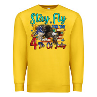 Lemon stay fly for the 4 th of july Premium Sweatshirt - Zillion Design Studio