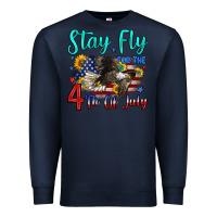 Navy stay fly for the 4 th of july Premium Sweatshirt - Zillion Design Studio