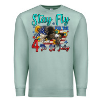 Seafoam stay fly for the 4 th of july Premium Sweatshirt - Zillion Design Studio