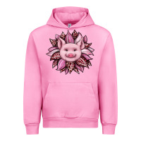 Fuchsia Pink sunflower leopard Urban Hoodie - JahusDesignShop