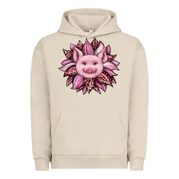 Pigment French Oak sunflower leopard Urban Hoodie - JahusDesignShop