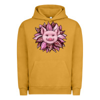 Pigment Peanut Butter sunflower leopard Urban Hoodie - JahusDesignShop