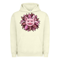 Pigment Pistachio sunflower leopard Urban Hoodie - JahusDesignShop