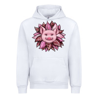 White sunflower leopard Urban Hoodie - JahusDesignShop