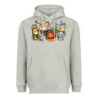 Moon Dust cute baby safari animals coffee cups Heavyweight Hoodie - texasbilliewilder
