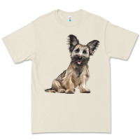 Bone Skye Terrier Dog Illustrations Premium Tee - LillyAllenDesigns