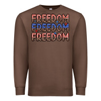 Chestnut freedom freedom freedom Premium Sweatshirt - Zillion Design Studio