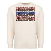 Sandshell freedom freedom freedom Premium Sweatshirt - Zillion Design Studio