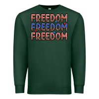 Sports Green freedom freedom freedom Premium Sweatshirt - Zillion Design Studio