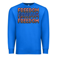 True Royal freedom freedom freedom Premium Sweatshirt - Zillion Design Studio