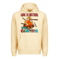 Pina Colada life is better by the campfire with marshmallows Premium Hoodie - AdoDesignShop