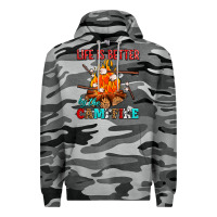 Slate Camo life is better by the campfire with marshmallows Premium Hoodie - AdoDesignShop