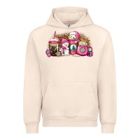 Sandshell pink Christmas winter snowman coffee Urban Hoodie - Jasminsmagicworld