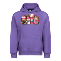 Tulip pink Christmas winter snowman coffee Urban Hoodie - Jasminsmagicworld
