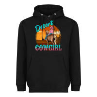 Black desert cowgirl Heavyweight Hoodie - texasbilliewilder