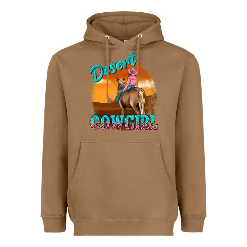 Desert Cowgirl Heavyweight Hoodie by texasbilliewilder | Teevron