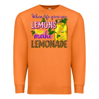 Carrot when life gives you lemons make lemonade Premium Sweatshirt - texasbilliewilder