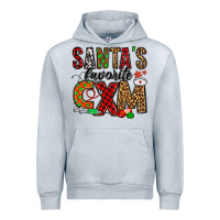Heather Grey santa's favorite cxm Urban Hoodie - Jasminsmagicworld