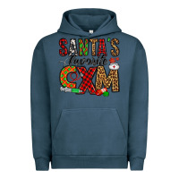 Pigment Midnight Navy santa's favorite cxm Urban Hoodie - Jasminsmagicworld