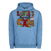 Pigment Pebble Blue santa's favorite cxm Urban Hoodie - Jasminsmagicworld