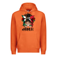 Carrot mexican mom life messy bun mama Premium Hoodie - BundleAndBundleShop