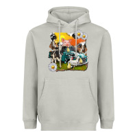 Moon Dust cowhide farm truck with farm animals Heavyweight Hoodie - texasbilliewilder