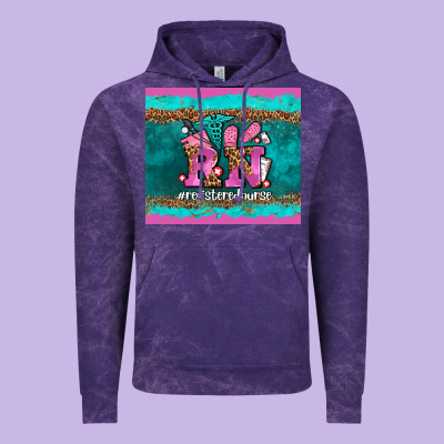 Rn Registered  Nurse Vintage Hoodie Designed By Adodesignshop