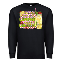 Black when life gives you lemons make lemonade Premium Sweatshirt - texasbilliewilder