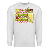 Oatmeal Heather when life gives you lemons make lemonade Premium Sweatshirt - texasbilliewilder
