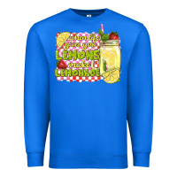 True Royal when life gives you lemons make lemonade Premium Sweatshirt - texasbilliewilder