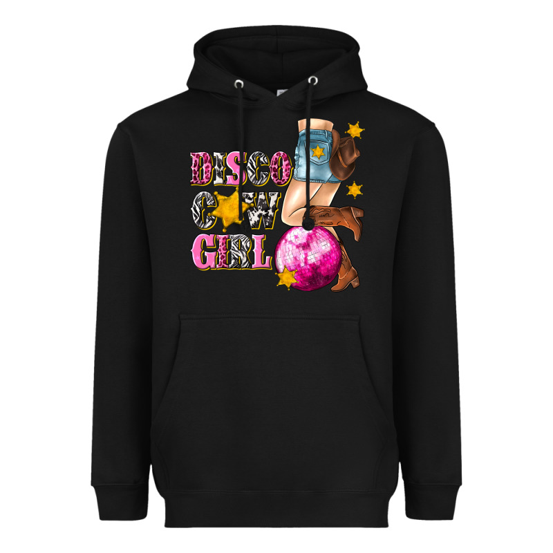 Disco Cowgirl Heavyweight Hoodie by texasbilliewilder | Teevron