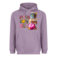 Lavender disco cowgirl Heavyweight Hoodie - texasbilliewilder
