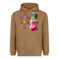 Toasted Coconut disco cowgirl Heavyweight Hoodie - texasbilliewilder