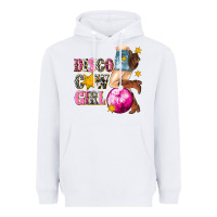 White disco cowgirl Heavyweight Hoodie - texasbilliewilder