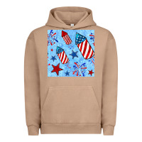 Pigment Burro 4th of july firecracker and star seamless  pattern Urban Hoodie - BundleAndBundleShop