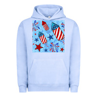 Pigment Grape Ice 4th of july firecracker and star seamless  pattern Urban Hoodie - BundleAndBundleShop