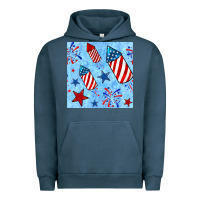 Pigment Midnight Navy 4th of july firecracker and star seamless  pattern Urban Hoodie - BundleAndBundleShop