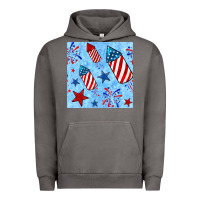 Pigment Tornado 4th of july firecracker and star seamless  pattern Urban Hoodie - BundleAndBundleShop