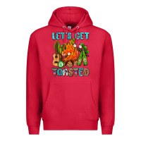 Cardinal let's get toasted with camp fire Premium Hoodie - AdoDesignShop