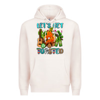 Pale Pink let's get toasted with camp fire Premium Hoodie - AdoDesignShop
