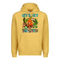 Antique Gold let's get toasted with camp fire Premium Hoodie - AdoDesignShop