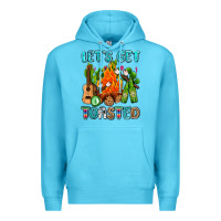 Ocean Blue let's get toasted with camp fire Premium Hoodie - AdoDesignShop