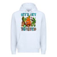 White let's get toasted with camp fire Premium Hoodie - AdoDesignShop
